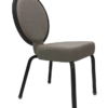 hc-06-b-carlo-b-aluminum-flex-back-chair-frame-finish-26-caesious-back-arc-com-moon-beacm-ac-68641-seat-arc-com-shimmer-ac-69210-front-angle-view