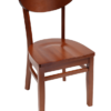 7319 Wood Lima Back Dining Chair (2)