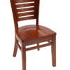 7371-5 Wood 5-Slat Back Dining Chair
