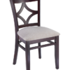 7374 Wood Diamond Back Dining Chair Darl Mahogany Finish