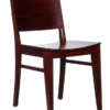 7417 Wood Kiana Dining Chair Dark Mahogany Finish