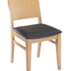 7417 Wood Kiana Dining Chair Natural Finish (2)