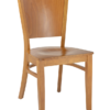 7990 Wood Full Back Dining Chair Cherry Finish (2)