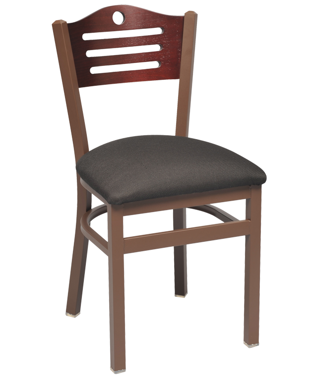 8315-F 3-Slat with Circle Back Dining Chair
