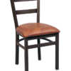 8316-2 Metal 2-Slat Ladderback Chair (2)