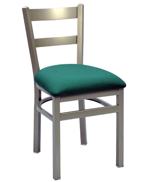 8316-2 Metal 2-Slat Ladderback Chair