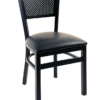 8341 Metal Perforated Back Dining Chair (3)