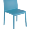CLT-BLU Colt Polypropylene Outdoor Restaurant Dining Side Chair Stackable Blue Finish