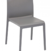 CLT-GRY Colt Polypropylene Outdoor Restaurant Dining Side Chair Stackable Gray Finish