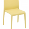 CLT-YLW Colt Polypropylene Outdoor Restaurant Dining Side Chair Stackable Yellow Finish