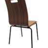 PLC-01-15 Bentwood Chair Padded Seat Rear Angle View