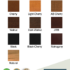 Standard Wood Finishes