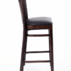 71362-A Vertical Slat Back Barstool Walnut Frame Padded Seat (3)