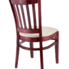7362-A Vertical Slat Back Dining Chair Mahogany Frame (1)