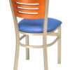 Model # 8315-A 3-Slot Back Metal Dining Chair (3)