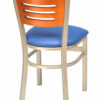 Model # 8315-A 3-Slot Back Metal Dining Chair (3)