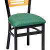 Model # 8315-A 5-Slot Back Metal Dining Chair (1)