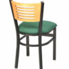 Model # 8315-A 5-Slot Back Metal Dining Chair (2)