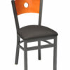 Model # 8315-A Circle Back Metal Dining Chair (2)
