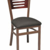 Model # 8315-A Circle with 3-Slot Back Metal Dining Chair (1)