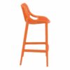 BRZ-014-BS Breeze Outdoor Bar Stool – Orange (4)