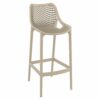 BRZ-014-BS Breeze Outdoor Bar Stool – Taupe (1)