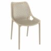 BRZ-014 Breeze Outdoor Side Chair Taupe (1)