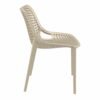 BRZ-014 Breeze Outdoor Side Chair Taupe (3)