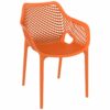 BRZ-014-WA Breeze Outdoor Arm Chair – Orange (1)
