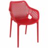 BRZ-014-WA Breeze Outdoor Arm Chair – Red (1)