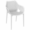 BRZ-014-WA Breeze Outdoor Arm Chair – White (1)