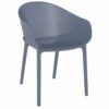BRZ-B-102 Breeze-B Arm Chair – Dark Gray (1)