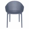BRZ-B-102 Breeze-B Arm Chair – Dark Gray (4)