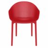 BRZ-B-102 Breeze-B Arm Chair – Red (4)