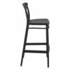 CRS-254-BS Cross-Back Indoor Outdoor Resin Bar Stool – Black (3)