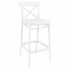 CRS-254-BS Cross-Back Indoor Outdoor Resin Bar Stool – White (1)
