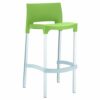 GAB-047-BS Gabbana Outdoor Resin Bar Stool – Apple Green (1)