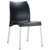GAB-047 Gabbana Outdoor Resin Side Chair – Black (1)