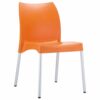 GAB-047 Gabbana Outdoor Resin Side Chair – Orange (1)