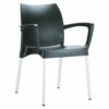 GAB-047-WA Gabbana Arm Chair Black (1)