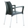 GAB-047-WA Gabbana Arm Chair Black (2)