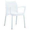 GAB-047-WA Gabbana Arm Chair – White (1)