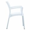 GAB-047-WA Gabbana Arm Chair – White (3)