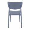 MOD-127 Moda Indoor – Outdoor Resin Side Chair – Dark Gray (5)