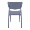 MOD-127 Moda Indoor – Outdoor Resin Side Chair – Dark Gray (5)