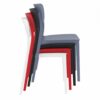 MOD-127 Moda Indoor – Outdoor Resin Side Chair – Stacked (2)