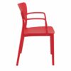MOD-127-WA Moda Indoor – Outdoor Resin Arm Chair – Red (4)