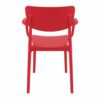 MOD-127-WA Moda Indoor – Outdoor Resin Arm Chair – Red (5)