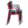 MOD-127-WA Moda Indoor – Outdoor Resin Arm Chair – Stacked (2)