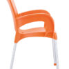 VER-045-WA Verona Outdoor Arm Chair – Orange (2)